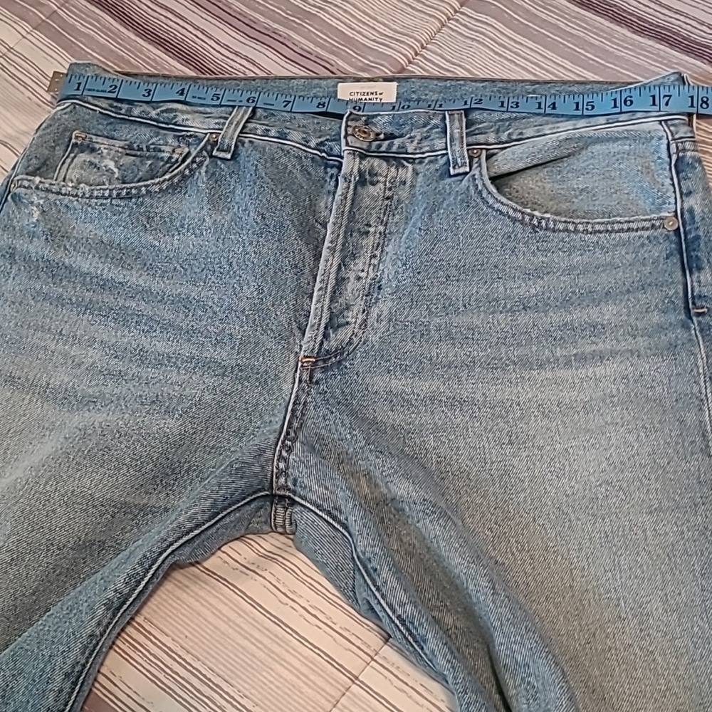 Citizens Of Humanity Premium Vintage Emery Crop Daydream Light Wash Jeans Sz 29 - Picture 13 of 16